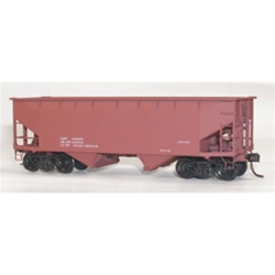 Accurail 7799 HO 50-Ton Offset-Side 2-Bay Hopper Kit Data Only Oxide