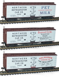 Accurail 8096 HO 40' Wood Express Reefer Dairy 3/ 112-8096