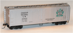 Accurail 8315 HO 40' Steel Reefer w/Hinged Door Kit Canadian National #209830 Leaf Logo