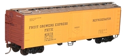 Accurail 85061 HO 40' Steel Reefer w/Plug Doors Kit Fruit Growers Express FHIX #40275