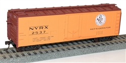 Accurail 8519 HO 40' Steel Reefer w/Plug Door Kit New York Central NYRX #2537 Early Bird Logo