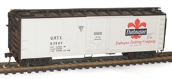 Accurail 8523 HO 40' Steel Reefer with Plug Doors Kit Dubuque Packing URTX 63627