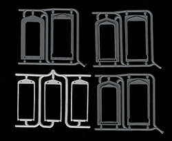 American Limited 9850 HO Working Diaphragm Kits for Athearn Genesis F7 A&B Unit Diesels 1 Pair Gray