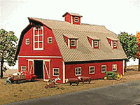 American Model Builders 119 HO Country Barn Laser-Cut Kit