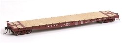 American Model Builders 202 HO Wood Flatcar Deck Laserkit Fits ExactRail GSC 53'-6" Flatcar w/42' Truck Centers