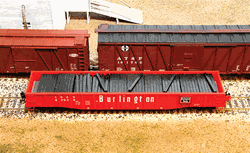 American Model Builders 214 HO Railroad Tie Stacks/Load Kit Laser-Cut Wood Includes Enough to Fit a 53' Gondola