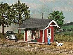 American Model Builders 490 O Branchline Station w/Platform Kit