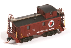 American Model Builders 553 N Northern Pacific 1200 Series Wood Cupola Caboose Kit Less Trucks Couplers and Decals