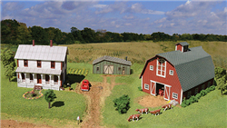 American Model Builders 614 N Midwest Farm Combo LASERkit Kit