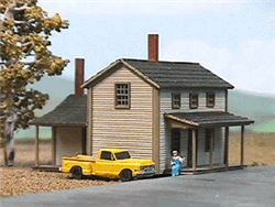 American Model Builders 628 N Two-Story Section House LASERkit Kit