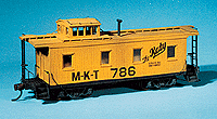 American Model Builders 850 HO Wood Caboose Kit Laser-Cut Wood Missouri-Kansas-Texas "Katy" #781-795 Series