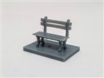 All Scale Miniatures 870854 HO Park Bench 5/