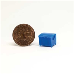 All Scale Miniatures 1601806 N Dumpster Square Rear Load w/Casters