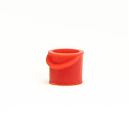 All Scale Miniatures 870890 HO Bucket Fire Red 5/