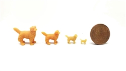 All Scale Miniatures 870962 HO Dogs Asst Colors 5/