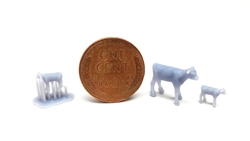 All Scale Miniatures 870978 HO Calves 5/