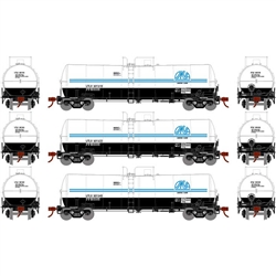 Athearn 16361 HO 16,000-Gallon Clay Slurry Tank UTLX #1 (3)