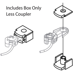 Athearn 16788 N Coupler Box & Cover (6)