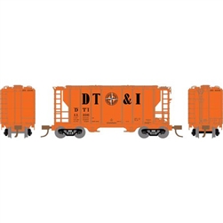 Athearn 17248 N PS-2 2600 Covered Hopper Detriot Toledo & Ohio DT&I #11101