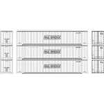 Athearn 17298 N 48' Container Rail Bridge #1 (3)