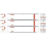 Athearn 17304 N 48' Container XTRA #1 (3)