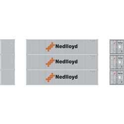 Athearn 17394 N 40' Corrugated Low Container Nedlloyd # 1 (3)