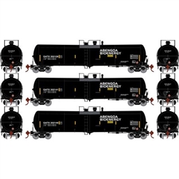 Athearn 18025 N 30,000-Gallon Ethanol Tank GATX #1 (3)