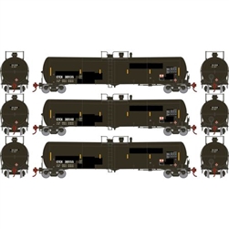 Athearn 18039 N 30,000-Gallon Ethanol Tank CTCX #3 (3)