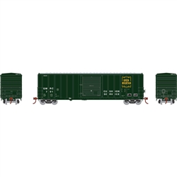 Athearn 18697 HO 50' FMC 5347 Box Green Mountain GMRC #701