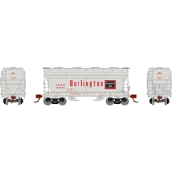 Athearn 24662 N ACF 2970 Covered Hopper Chicago Burlington & Quicy CB&Q #183910