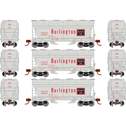 Athearn 24664 N ACF 2970 Covered Hopper Chicago Burlington & Quicy CB&Q (3)