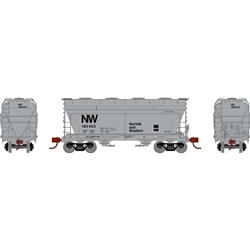 Athearn 24675 N ACF 2970 Covered Hopper Norfolk & Western N&W #180423