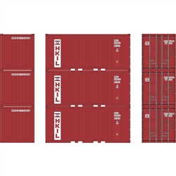 Athearn 28074 HO 20' Corrugated Container HKUU (3)