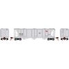 Athearn 28357 N PS-2 2893 3-Bay Covered Hopper Milwaukee #98043