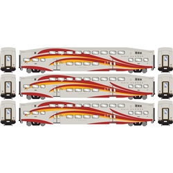 Athearn 28593 N Bombardier Coach NMRX #1003/1004/1013