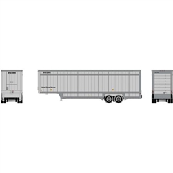 Athearn 30110 N 40' Drop Sill Parcel Trailer UPS/No Logo #87970