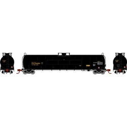 Athearn 3573 N 33,900-Gallon LPG Tank/Flat UTLX #910477