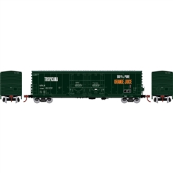 Athearn 67957 HO 50' Evans DD Plug Box USLX Tropicana #13063