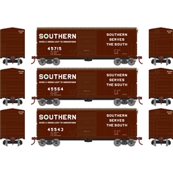 Athearn 67971 HO 40' Modern Box Car Southern SOU #45543/45564/45715