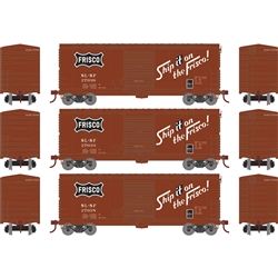 Athearn 69447 HO 40' Modern Box Car Frisco SLSF #27028/27033/27036