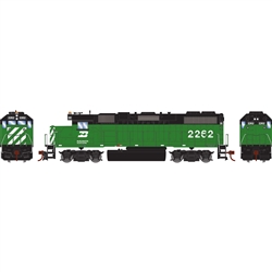 Athearn 72202 HO GP38-2 Sound-Ready w/Speaker Burlington Northern BN #2262