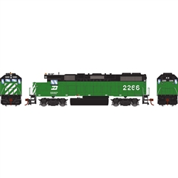 Athearn 72203 HO GP38-2 Sound-Ready w/Speaker Burlington Northern BN #2266