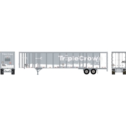 Athearn 72822 HO 53' Wabash Plate Trailer MECZ #461662