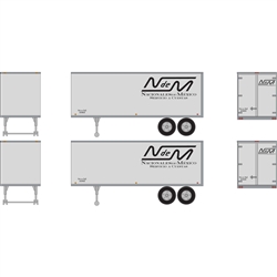 Athearn 7968 HO 25' Trailers NdeM #1063/1085 (2)