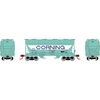 Athearn GN24693 N ACF 2970 Covered Hopper Corning NAHX #90403