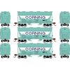 Athearn 81067 HO ACF 2970 Covered Hopper Corning Corning NAHX (3)