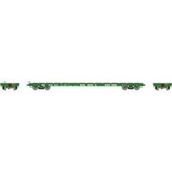 Athearn 92674 HO 60' Flat Burlington BN #630828