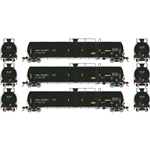 Athearn G1513 HO UTC 33K LPG Tank Car- Late Primed For Grime PLMX #137457/137495/137623 (3)