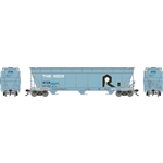 Athearn G1554 N ACF 4600 Covered Hoppers Primed For Grime SMW #815345