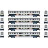 Athearn G24418 HO Amtrak California Cars w/Lights CDTX (4)